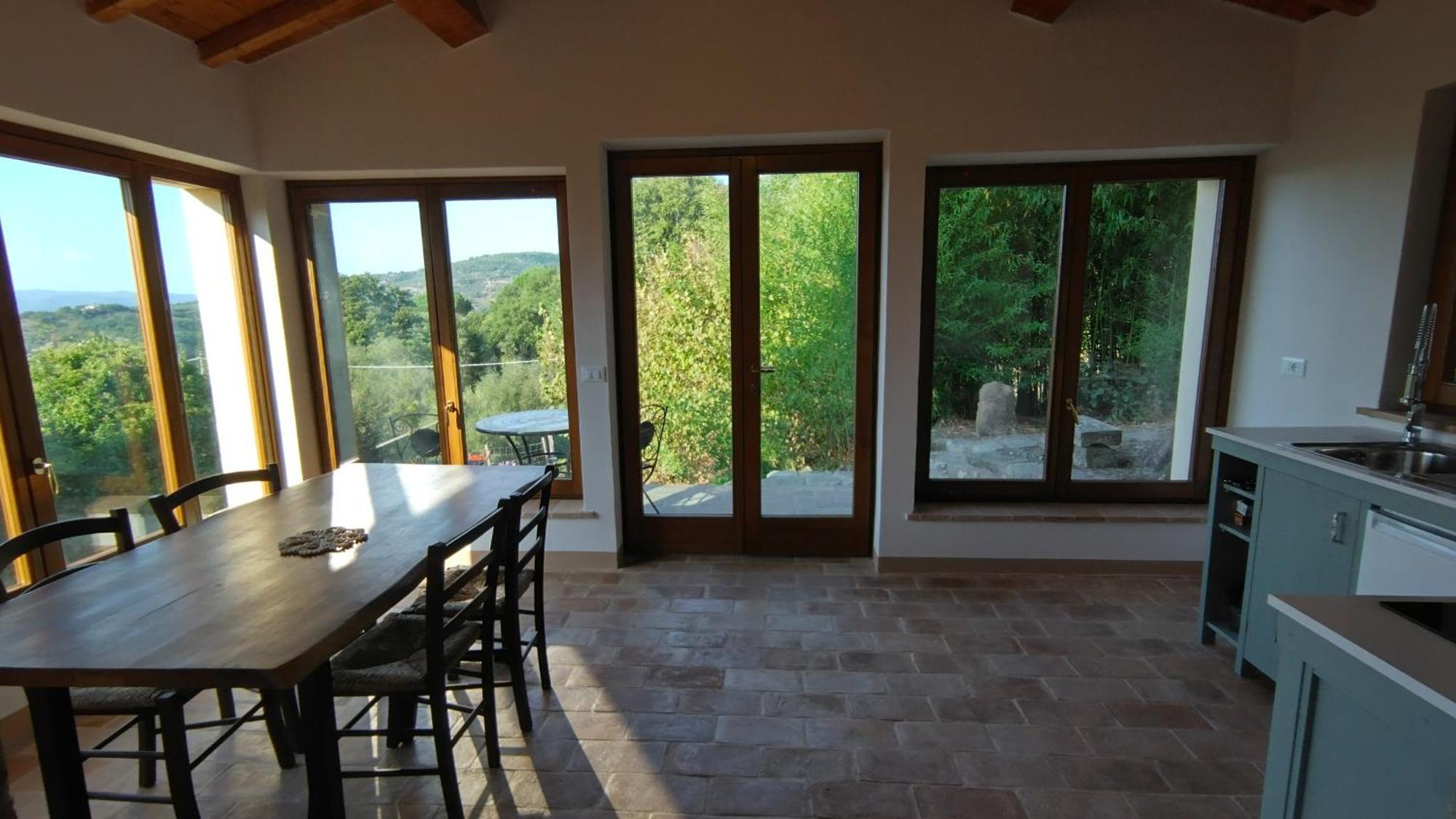 Podere Cerrete - Eco Farmhouse Castel del Piano  Bagian luar foto
